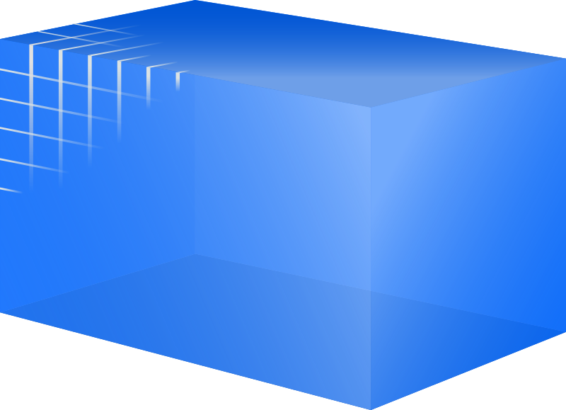 "Cube with Reveal" by JoBrad (https://openclipart.org/detail/86455/cube-with-reveal)