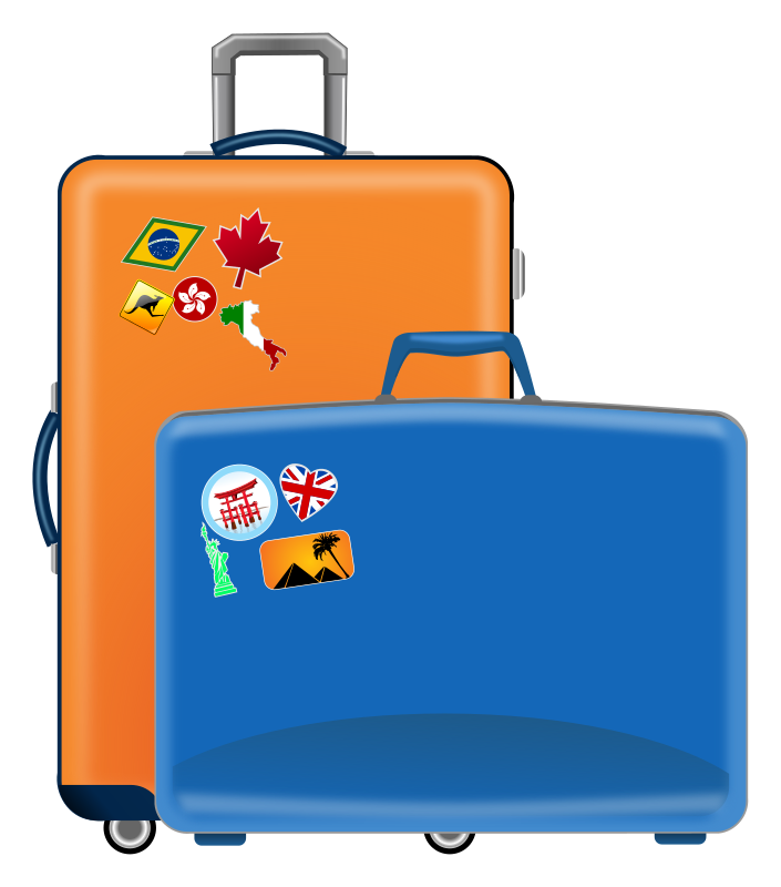 What do we need?: "Suitcases" by gnokii (https://openclipart.org/detail/170989/suitcases)